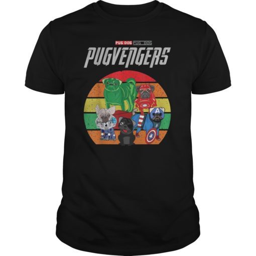 PUGvengers Vintage T-Shirt PUG shirt Funny Dog