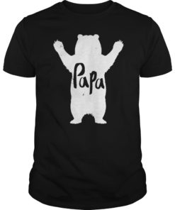 Papa Bear Gift Tee Shirts