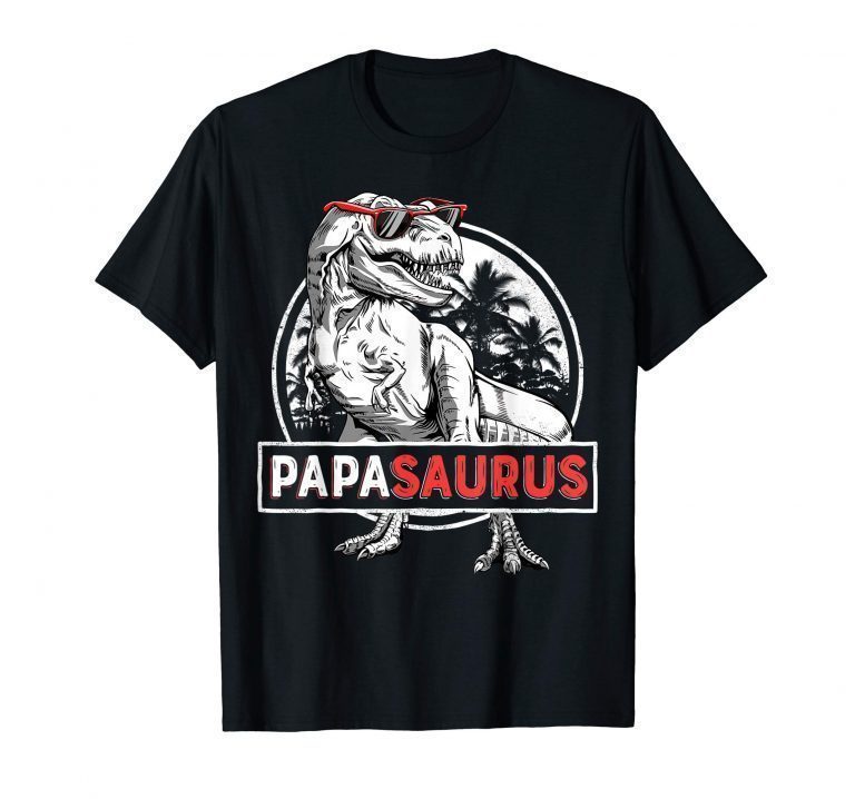 Papasaurus T shirt T rex Papa Saurus Dinosaur Men Dad Daddy ...