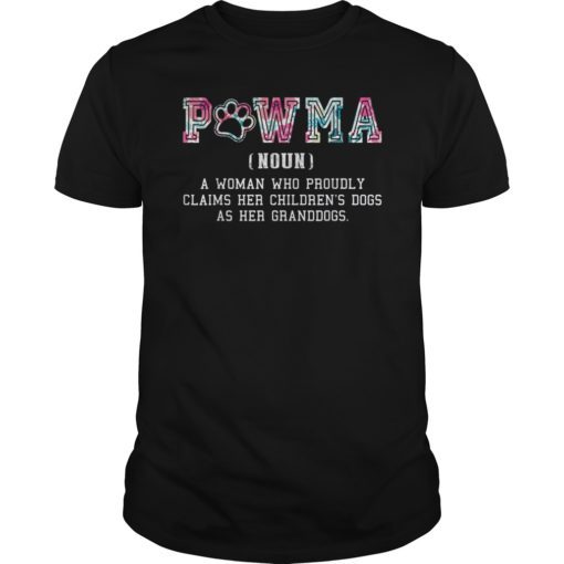 Pawma Definition T-Shirt Mama Grandma Aunt Dog Lovers Shirt