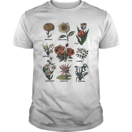 Plant flower Botanical vintage shirt