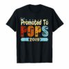 Promoted To Pops 2019 Shirt Father's Day Gift T-Shirt