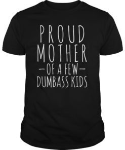 Proud Mother Of A Few Dumbass Kids Gift T-Shirt