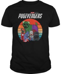 Pugvengers Pug T SHIRT Vintage PUG DOG Mother's Day Gift T-Shirt