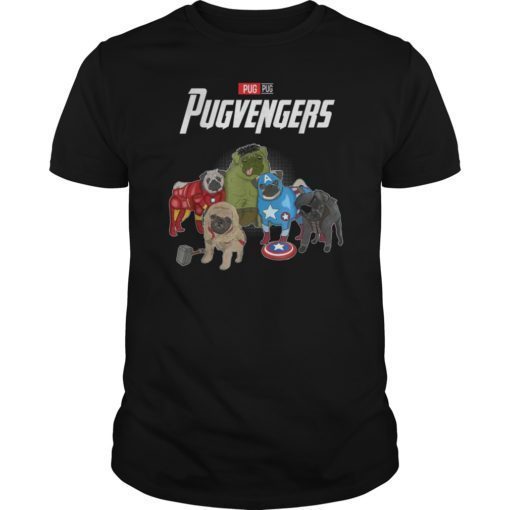 Pugvengers T SHIRT PUG DOG Shirt Funny Dog