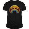 Rainbow Shirt Vintage Retro 80's Style Gay LGBT Pride Flag T-Shirt