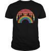 Rainbow Shirt Vintage Retro 80's Style Gay LGBT Pride Flag Tee Shirt