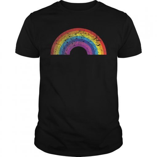 Rainbow Shirt Vintage Retro 80's Style Gay Pride Gift Shirt