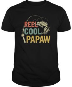 Retro Vintage Reel Cool Papaw T-Shirt Gift For Father's Day