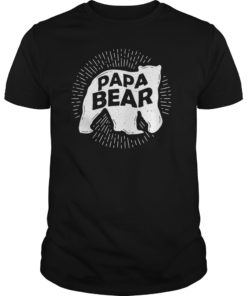 Strong Big Papa Bear Best Father's Day Gift T-Shirt
