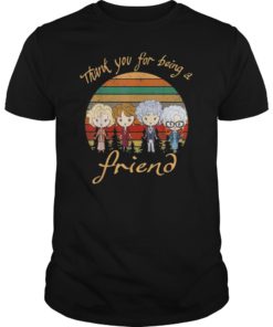 Thank You For-Being A Golden Friend Girls Vintage T-Shirt