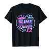 This Slime Queen Is 12 T Shirt Girls Birthday Party Gift Kit