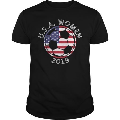 USA United States Women 2019 T-Shirt Soccer US Futbol