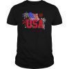 USA fireworks 4th of July Patriotic T-shirts