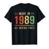 Vintage 1989 30th Birthday