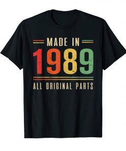 Vintage 1989 30th Birthday