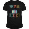 Vintage 1989 Retro Classic Tivi Shirt 30th t shirt