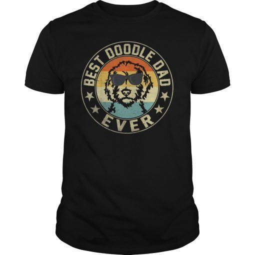 Vintage Best Doodle Dad Ever T-Shirt