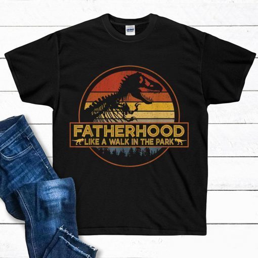 Vintage Fatherhood Like A Walk in the Park T-Shirt
