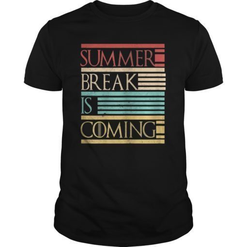 Vintage Summer Break is Coming T-shirt Gifts Summer vacation