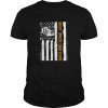 USA Best Trucker Dad Ever American Flag Fathers Day T-Shirt