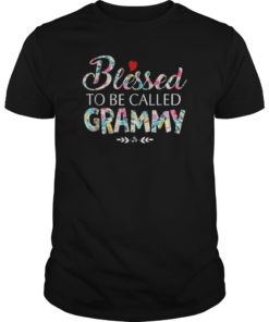 Womens Blessed To Be Called Grammy Tshirt