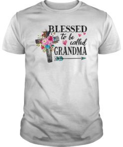 Womens Blessed to be called Grandma T-Shirt