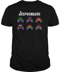 jeepvengers of fans jeeps-superheroes funny t shirts