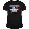 4th of July Birthday American Flag USA Born on the Fourth T-Shirt