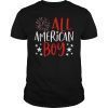 4th of July Family Matching Shirts All American Boy T-Shirt
