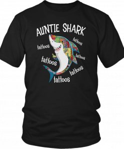 AUNTIE SHARK TATTOOS TATTOOS TATTOOS SHIRT