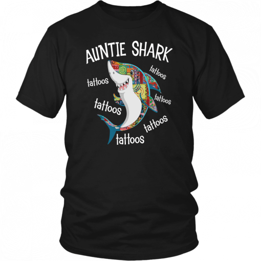 AUNTIE SHARK TATTOOS TATTOOS TATTOOS SHIRT