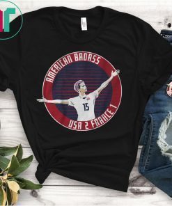 American Badass USA 2 France 1 Shirt Megan Rapinoe Tee