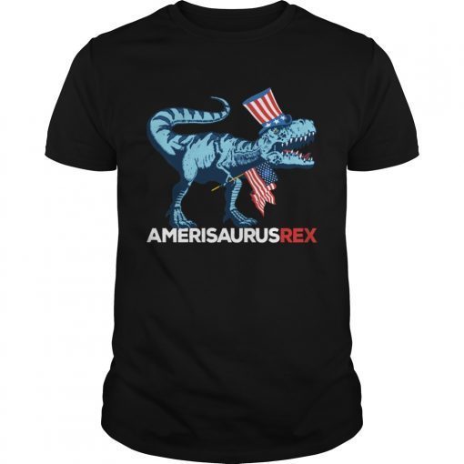 Amerisaurus Rex 4th July T shirt - Funny Dinosaur Gift Tee Shirt