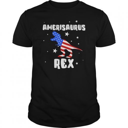 Amerisaurus Rex 4th of July RAWR T-Shirt