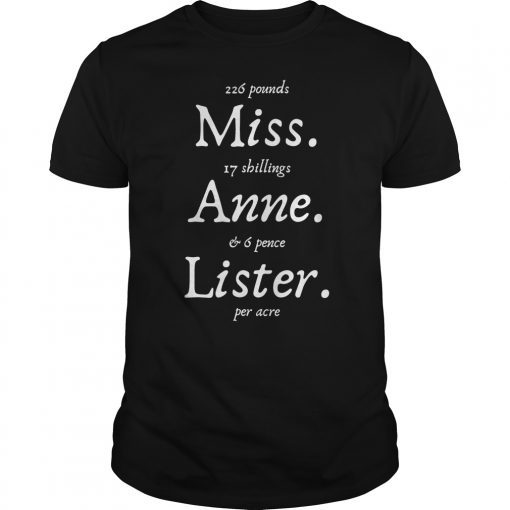 Anne Lister Per Acre T-Shirt