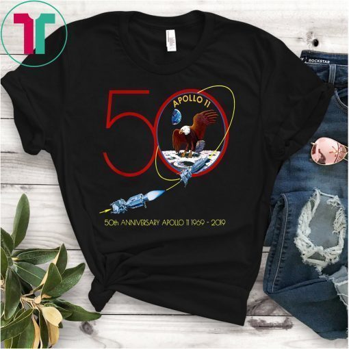 Apollo 11 50th Anniversary Moon Landing 1969 2019 T Shirts