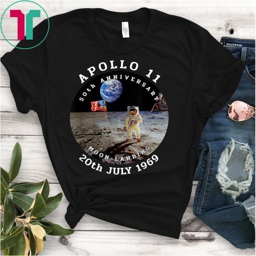 Apollo 11 50th Anniversary Moon Landing 1969 2019 TShirt