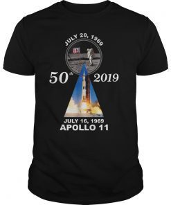 Apollo 11 50th Anniversary Moon Landing T-shirts