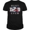 Best Dad Ever New England Football Patriots T-Shirt Father's Day Gift