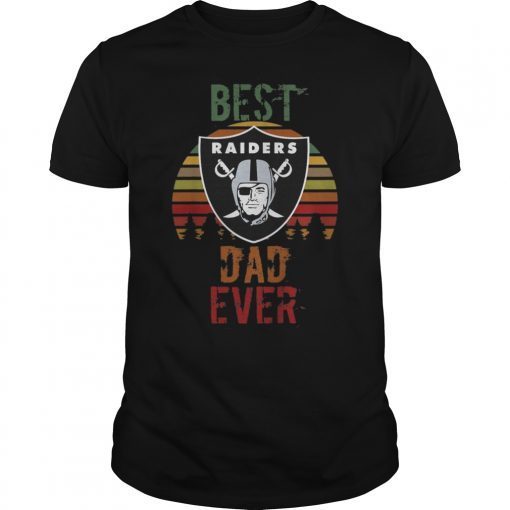 Best Raiders Dad Ever Vintage Gift Shirt for Father's Day