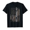 Best STEP DAD Ever Vintage American Flag Camo Father Day T-Shirt