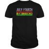 Black History African Freedom Juneteenth Flag Gift T-Shirts