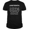 Black Juneteenth Celebration Shirt for Kids and Adults