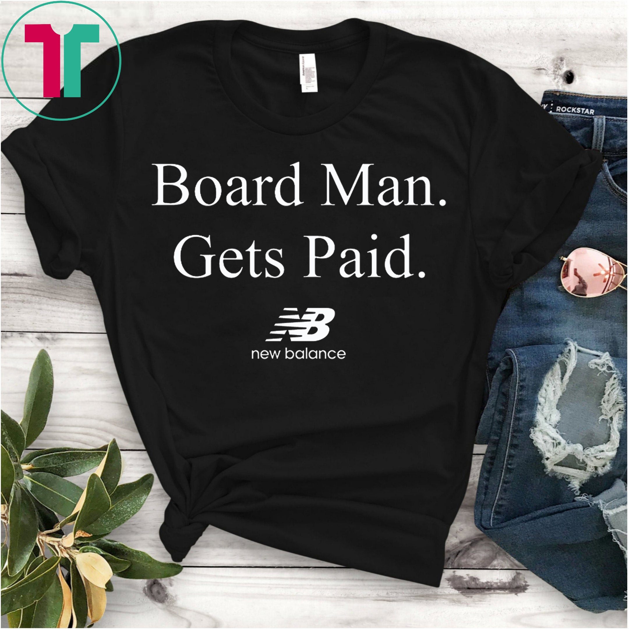 board man gets paid new balance shirt