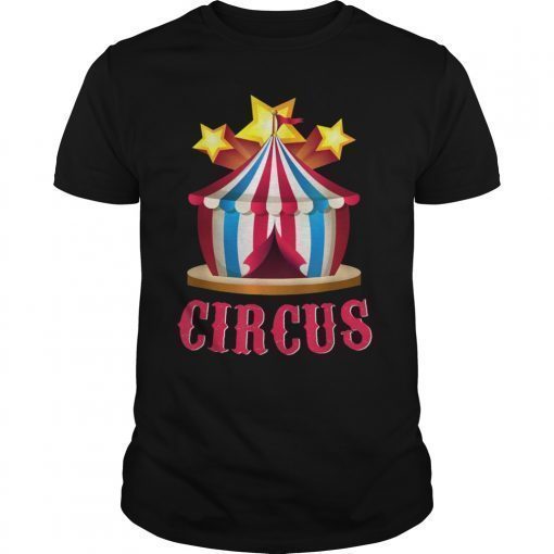 Circus Tent Emoticon Shirt For Event Staff and Kids