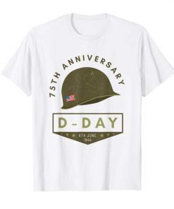 D-Day 75th Anniversary Shirt WWII Memorial T-Shirt
