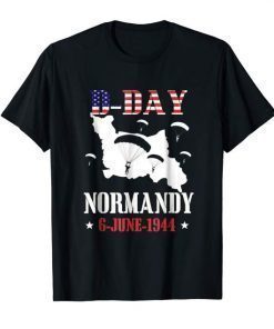 D-Day Normandy Invasion C-47 Dakota Aircraft Parachute Shirt
