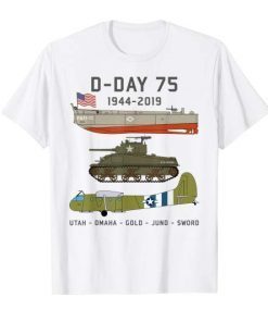 D-Day Normandy Landings WW2 Anniversary T Shirt Gift