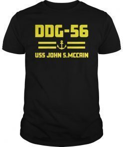 DDG-56 USS John S. McCain Gift T-Shirt